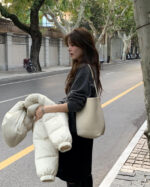 ounce lage deep V-neck knit(3colors) - 画像 (11)