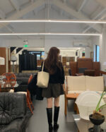 ounce lage deep V-neck knit(3colors) - 画像 (20)