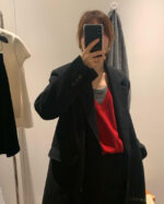 ounce lage deep V-neck knit(3colors) - 画像 (24)