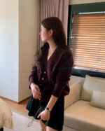 ounce bokashi wool boucle cardigan(2colors) - 画像 (9)