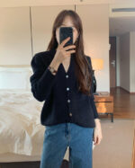 ounce bokashi wool boucle cardigan(2colors) - 画像 (16)