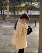 ounce ven alpaca half coat(2colors) - 画像 (5)
