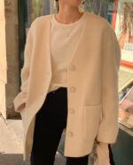 ounce ven alpaca half coat(2colors)