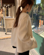 ounce ven alpaca half coat(2colors) - 画像 (4)