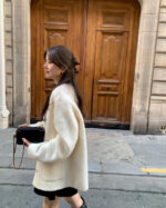 ounce ven alpaca half coat(2colors) - 画像 (12)