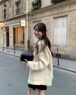 ounce ven alpaca half coat(2colors) - 画像 (14)