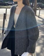 ounce ven alpaca half coat(2colors) - 画像 (18)