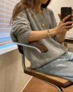 ounce ron v neck knit(2colors) - 画像 (4)