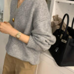 ounce ron v neck knit(2colors)