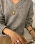 ounce ron v neck knit(2colors) - 画像 (10)