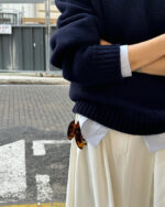 ounce ron v neck knit(2colors) - 画像 (16)