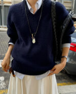 ounce ron v neck knit(2colors) - 画像 (20)