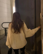 ounce margo wool cable knit(2colors) - 画像 (10)