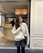 ounce margo wool cable knit(2colors) - 画像 (9)