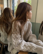 ounce margo wool cable knit(2colors) - 画像 (18)