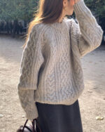 ounce margo wool cable knit(2colors) - 画像 (25)