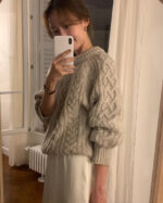 ounce margo wool cable knit(2colors) - 画像 (16)