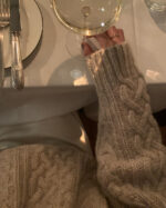 ounce margo wool cable knit(2colors) - 画像 (26)