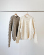 ounce margo wool cable knit(2colors) - 画像 (27)