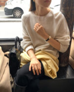 ounce cashmere basic full over knit(2colors) - 画像 (6)