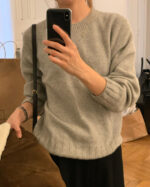 ounce cashmere basic full over knit(2colors) - 画像 (17)