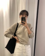 ounce cashmere basic full over knit(2colors) - 画像 (11)