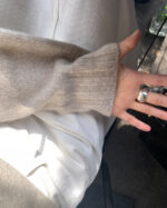 ounce cashmere basic full over knit(2colors) - 画像 (2)