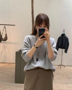 ounce cashmere basic full over knit(2colors) - 画像 (18)