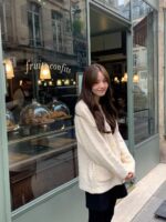 ounce tweed knit cardigan(2colors) - 画像 (4)