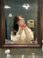 ounce tweed knit cardigan(2colors) - 画像 (5)