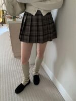 pyt check allo skirt(2colors) - 画像 (4)