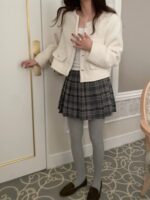 pyt check allo skirt(2colors) - 画像 (11)