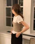ounce hairly alpaca bustier(2colors) - 画像 (3)