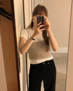 ounce hairly alpaca bustier(2colors) - 画像 (9)