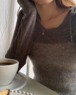 ounce hairly alpaca bustier(2colors) - 画像 (12)