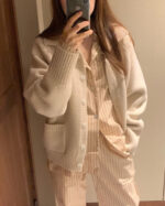 ounce bailey collar knit cardigan(2colors)