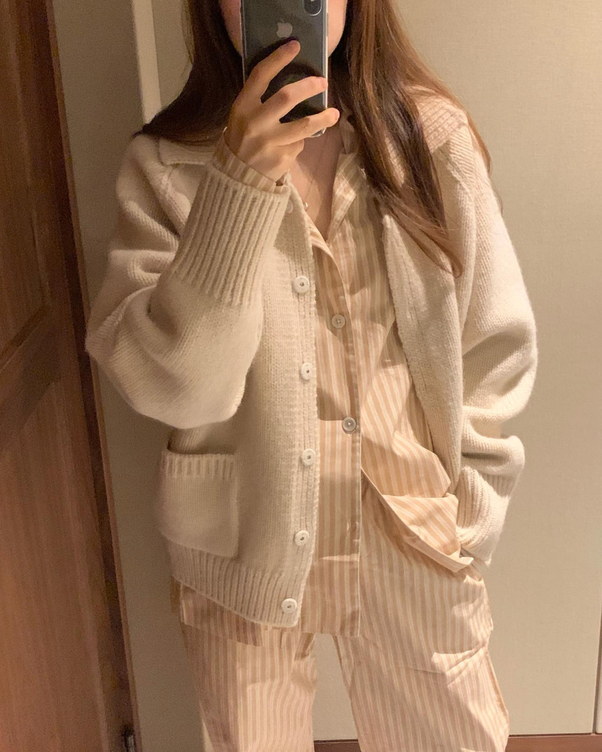 IMG_6201 ounce bailey collar knit cardigan(2colors) - 画像 (1)