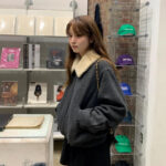 ounce teddy wool fur collar jacket(2colors)