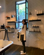 ounce pleats boat neck tee(2colors) - 画像 (7)