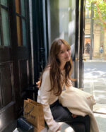 ounce pleats boat neck tee(2colors) - 画像 (4)