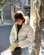 ounce bunny hoodie padding coat(3colors) - 画像 (4)