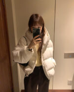 ounce bunny hoodie padding coat(3colors) - 画像 (9)