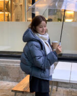 ounce bunny hoodie padding coat(3colors) - 画像 (14)