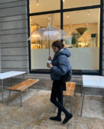 ounce bunny hoodie padding coat(3colors) - 画像 (13)