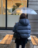 ounce bunny hoodie padding coat(3colors) - 画像 (2)