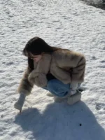 ounce melo round muffler&jacket set - 画像 (11)