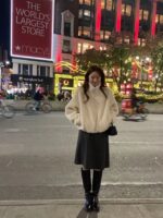 ounce high neck fur zip-up mustang(2colors) - 画像 (13)