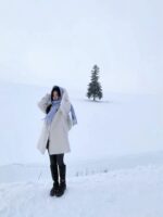 The Barnnet Snow White Half Balmacaan Coat - 画像 (7)