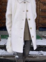 The Barnnet Snow White Half Balmacaan Coat - 画像 (2)
