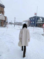 The Barnnet Snow White Half Balmacaan Coat - 画像 (10)